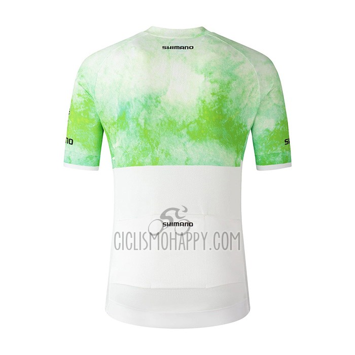 Cannondale Cycling Jersey Bib Short 2021 Men Short Sleeve White Green